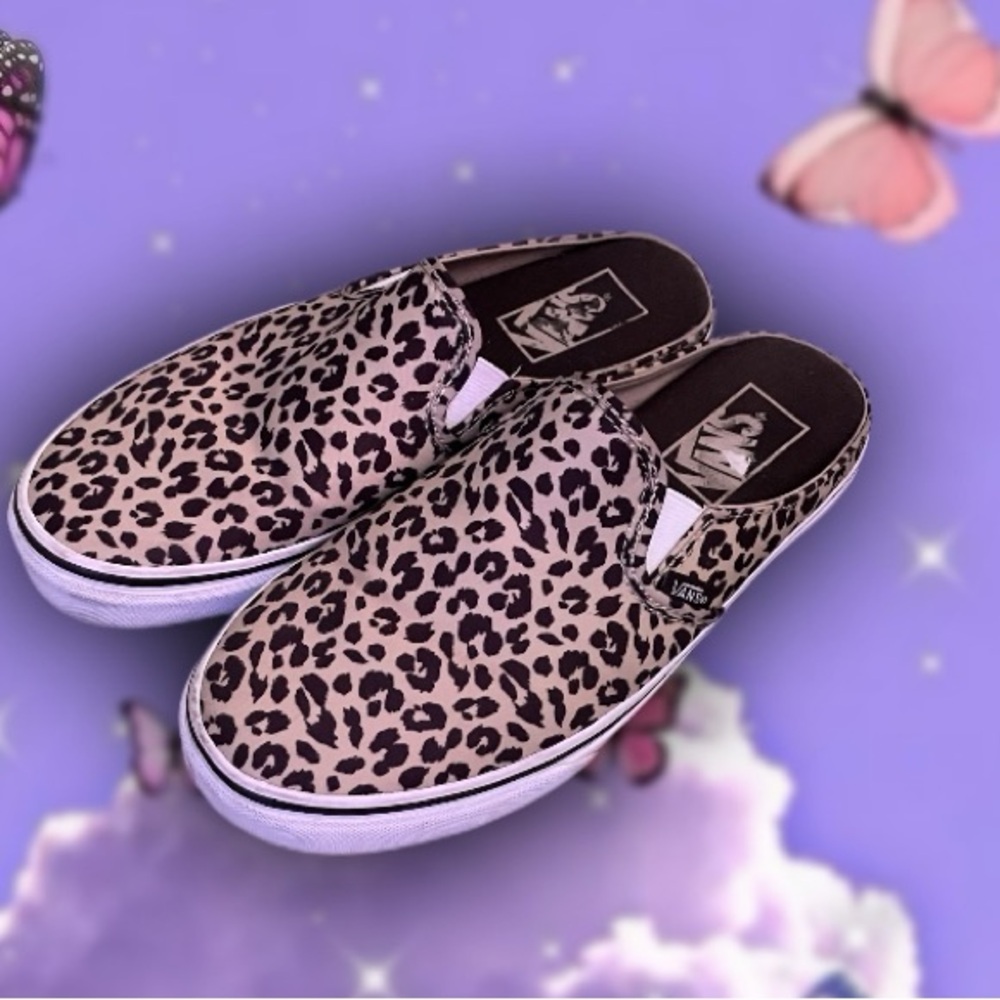 Leopard Print Slip-On Kids Shoes